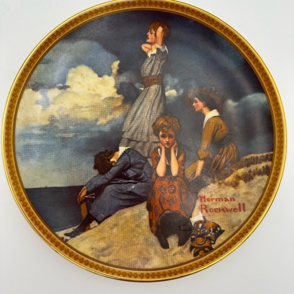 2 Norman Rockwell Rediscovered Women Limited Plates - Knowles - Picture 2 of 8